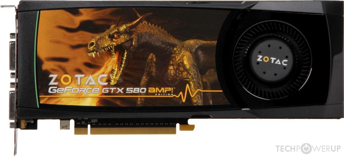 ZOTAC GTX 580 AMP! Edition Specs | TechPowerUp GPU Database