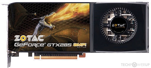 ZOTAC GTX 285 AMP! Edition Specs | TechPowerUp GPU Database