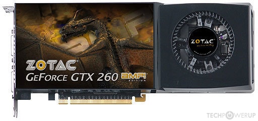 ZOTAC GTX 260 AMP! Edition Specs | TechPowerUp GPU Database