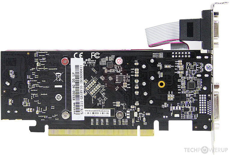 Yeston RX 550 Low Profile Specs | TechPowerUp GPU Database
