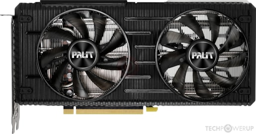 palit 3060ti 8g dual 美品 Palit GeForce RTX 3060 Ti Dual 8GB GDDR6 Graphics Card, 256