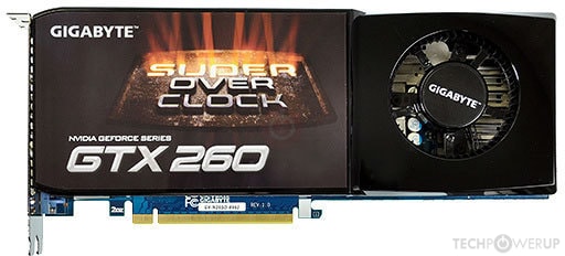 GIGABYTE GTX 260 SOC Specs | TechPowerUp GPU Database