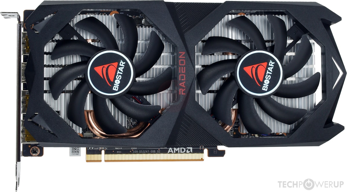 BIOSATR Radeon RX 6600 XT ✖️2台 BIOSTAR、デュアルファン採用の「Radeon RX 6600 XT」ビデオ