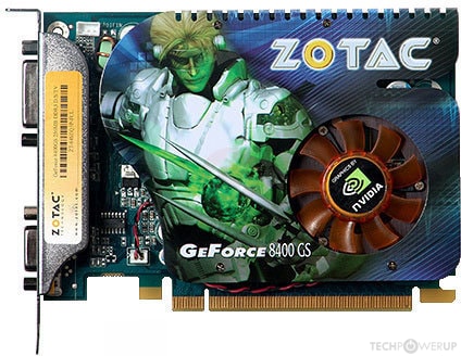 tam VGA Legacy MKIII - NVIDIA GeForce 8400 GS (G98) rev.2