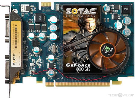 ZOTAC 8600 GTS AMP! Edition Specs | TechPowerUp GPU Database