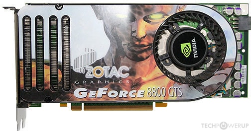 ZOTAC 8800 GTS 320 AMP! Edition Specs | TechPowerUp GPU Database