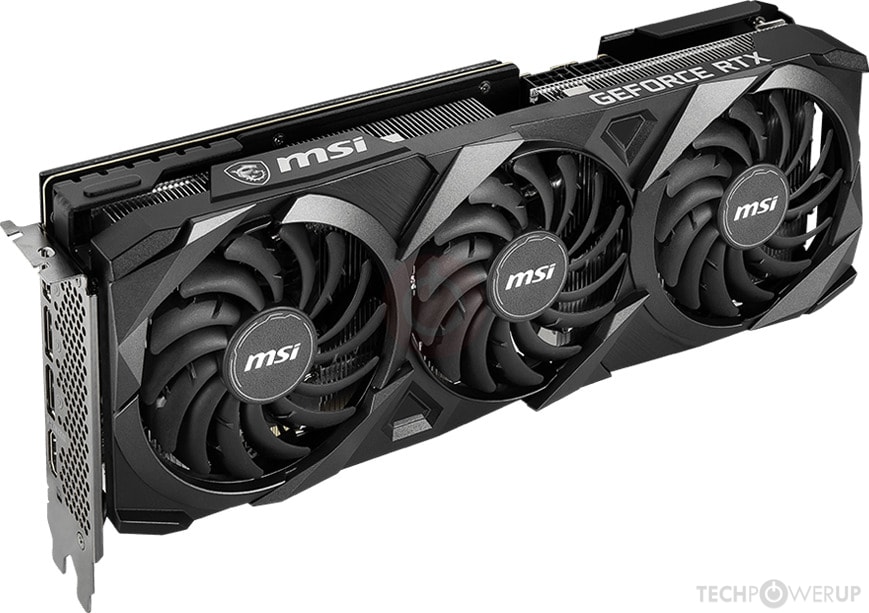 MSI RTX 3060 Ti VENTUS 3X OC GDDR6X Specs | TechPowerUp GPU Database