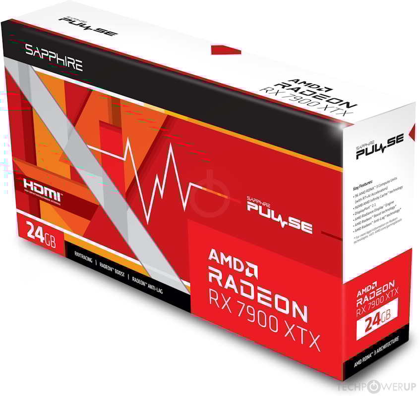 即発送⭐︎新品Sapphire Pulse Radeon RX 7900 XTX SAPPHIRE SAPPHIRE PULSE Radeon RX 7900 XTX GAMING OC 24GB