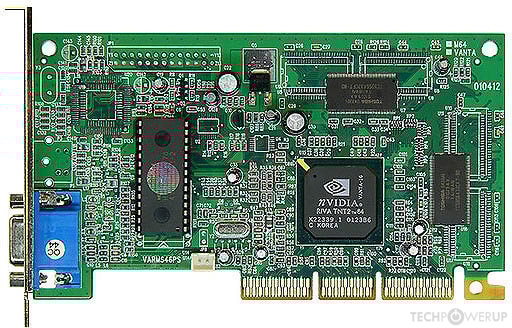 NVIDIA Vanta-16 16MB AGP VGA ビデオカード 並行輸入 Genuine Compaq NVidia Vanta-16 TNT2 16MB AGP VGA Low Profile Video
