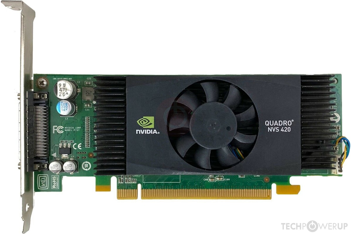 グラフィックボード・グラボ・ビデオカード Quadro NVS420 NVIDIA Quadro NVS 420 by PNY 512MB GDDR3 PCI Express Gen 2 x16