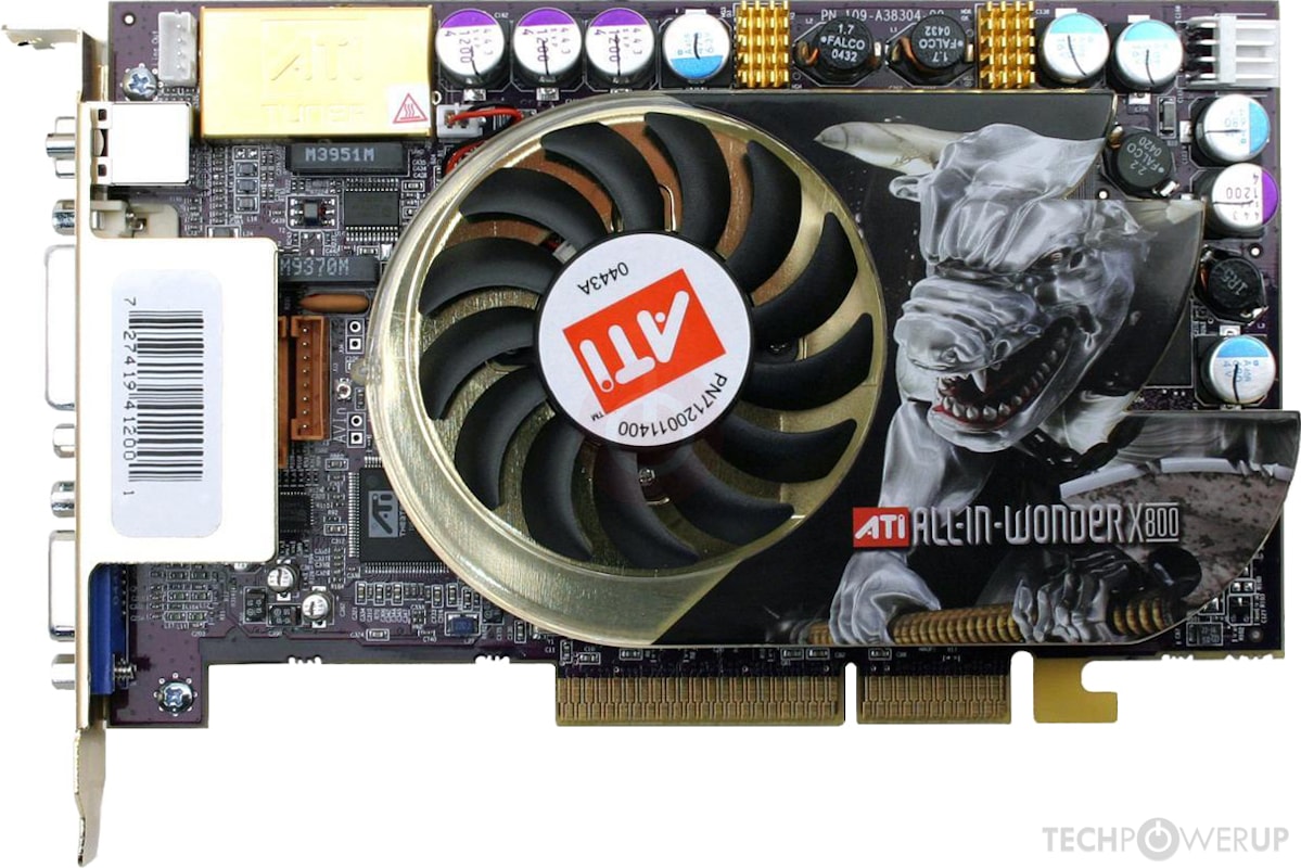 グラフィックボード・グラボ・ビデオカード ATI All-In-Wonder X800 XT 256MB GDDR3 ATI All-In-Wonder X800 VE Specs | TechPowerUp GPU Database