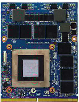 NVIDIA GeForce GTX 780M　GPU　MXM Dell Nvidia GeForce GTX 780M 4GB DDR5 MXM 3.0 Type B | For