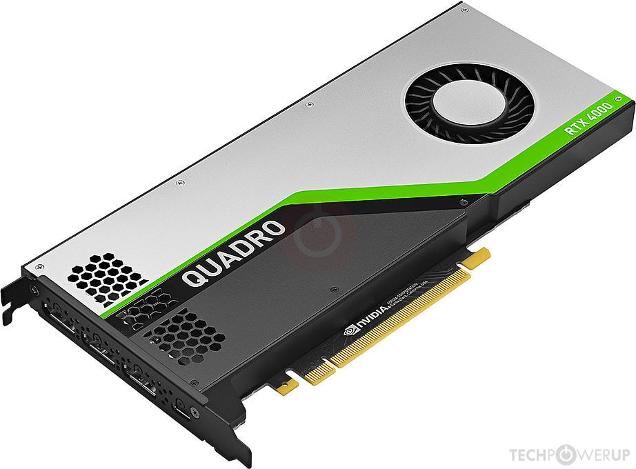 Nvidia Quadro RTX 4000 動作確認済み NVIDIA Quadro RTX 4000 Specs | TechPowerUp GPU Database