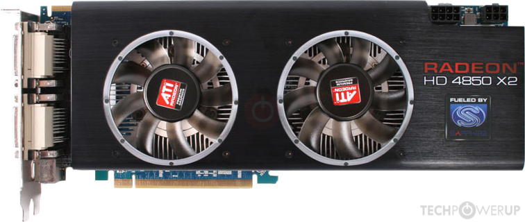 ATI Radeon HD 4850 X2 Specs 