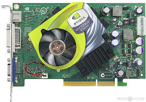 NVIDIA GeForce 6600 GT AGP Specs TechPowerUp GPU Database