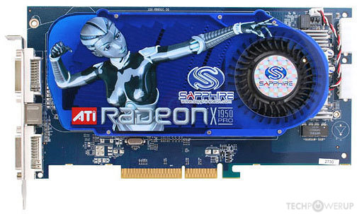 Sapphire radeon x1950pro 512mb 256bit ddr3 agp