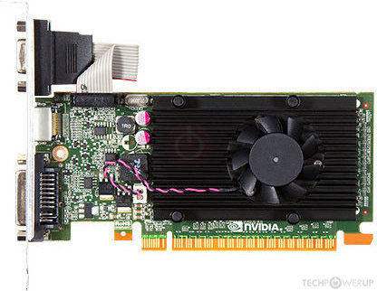 GEFORCE GT520 汚れあり レア ハーフスロット-