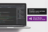 Microsoft Visual Studio Professional 2026 + 15 Coding Courses Just $50