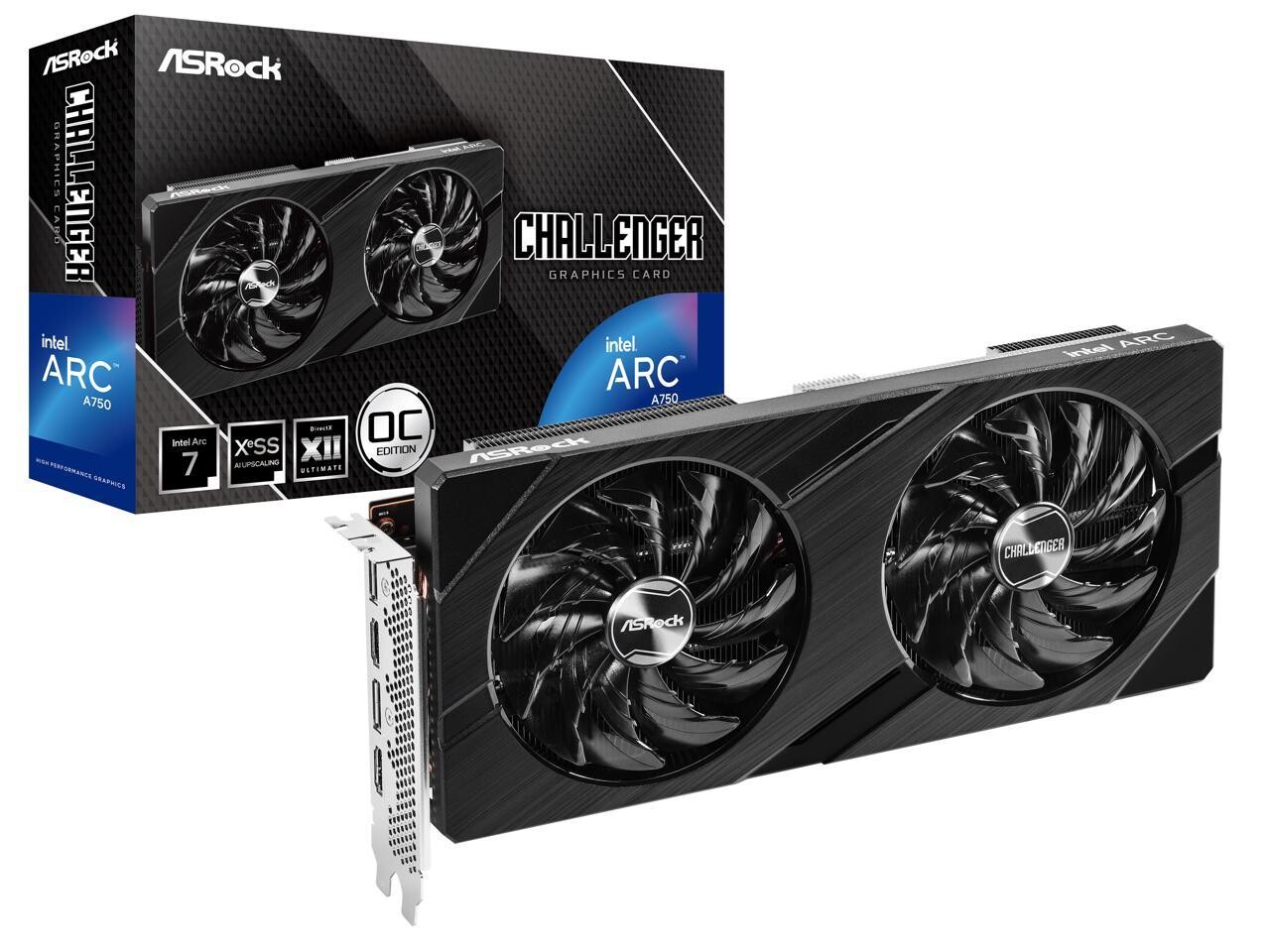 ASRock Challenger Arc A750 8GB GDDR6 — view 3