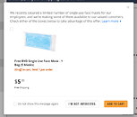 Free Mask Pop-Up