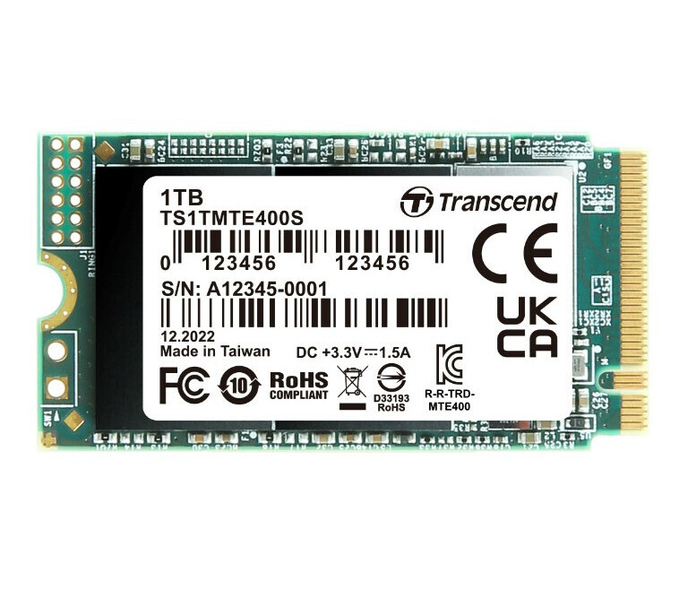 Transcend Intros MTE400S M.2-2242 Value NVMe SSD : r/NewMaxx