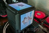 Bitspower CPU Cooler Prototype with LCD Screens