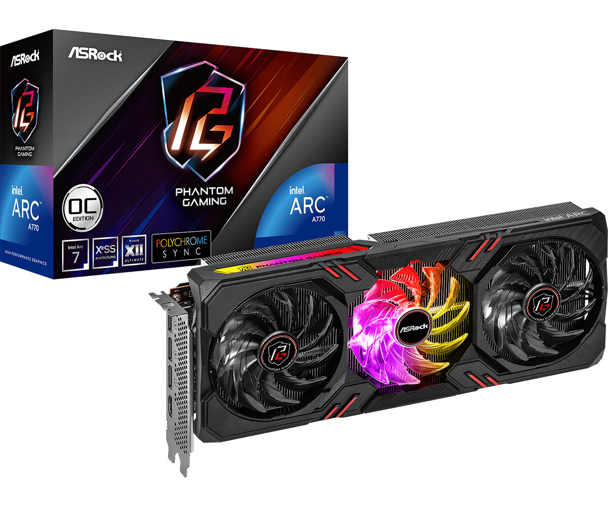 ASRock Phantom Gaming Arc A770 16GB GDDR6