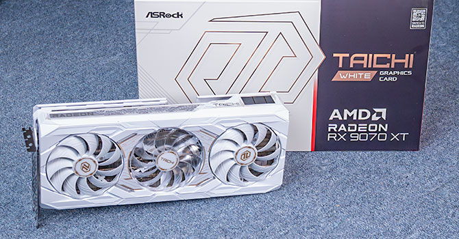 ASRock Radeon RX 9070 XT Taichi White OC Review | TechPowerUp