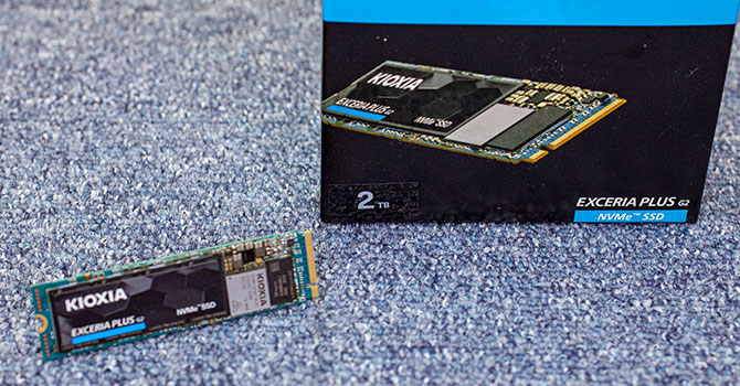 Kioxia 2T SSD NVMe M.2 Interface EXCERIA G2 RC20 series PCIE3.0 