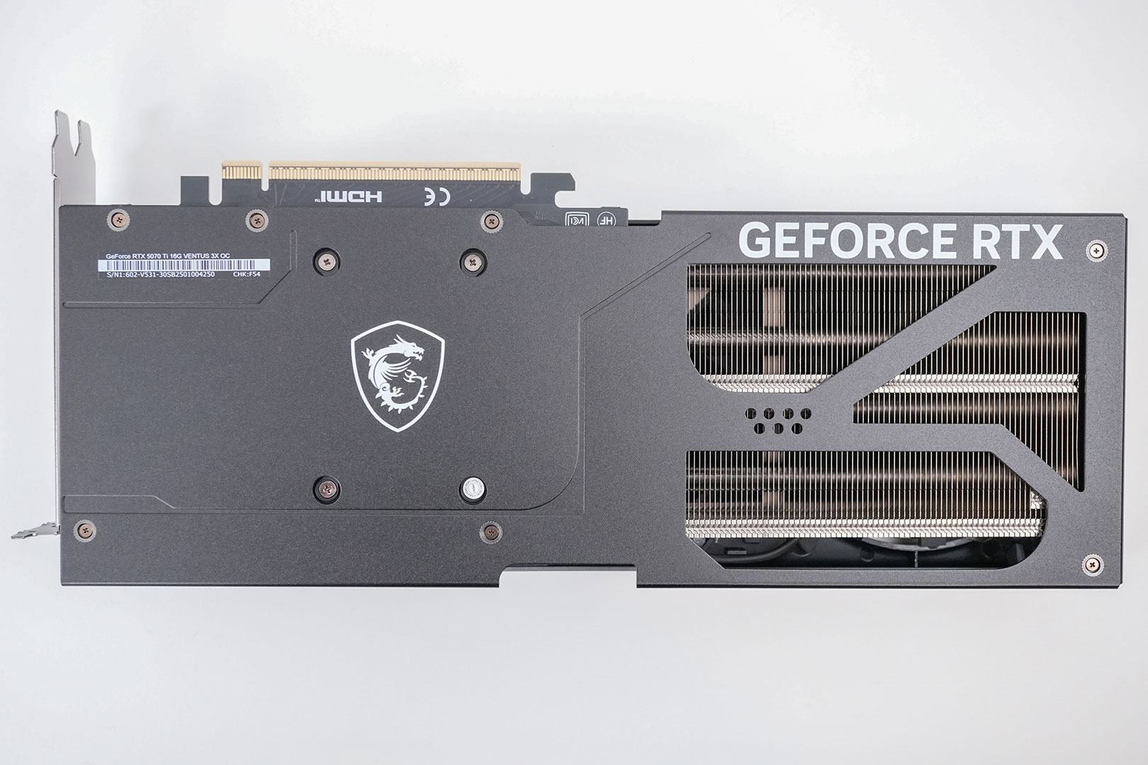 MSI Ventus 3X GeForce RTX 5070 Ti 16GB GDDR7 — view 2
