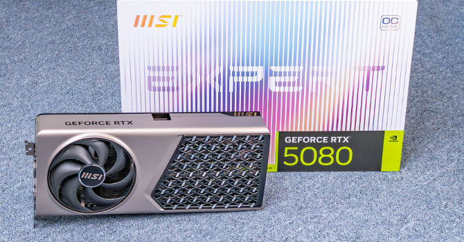 【新品未使用】MSI GeForce RTX 5080 OC Edition MSI GeForce RTX™ 5080 16G GAMING TRIO OC