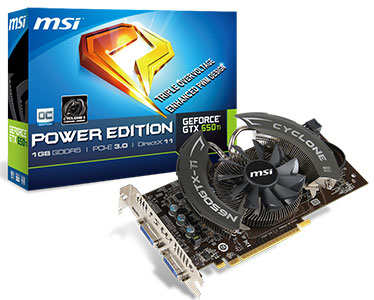 MSI GeForce GTX 650 Ti Power Edition 1 GB Review TechPowerUp