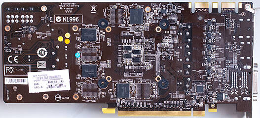 Graphics Card Teardown PCB Back