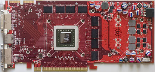 Graphics Card Teardown PCB Front