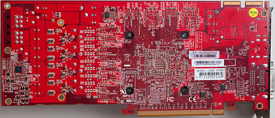 Graphics Card Teardown PCB Back