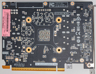 Graphics Card Teardown PCB Back