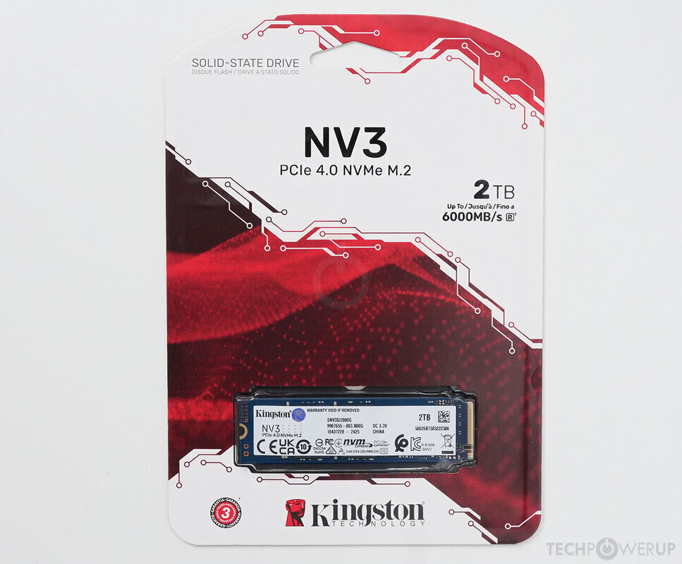 Kingston NV3 2 TB Specs | TechPowerUp SSD Database