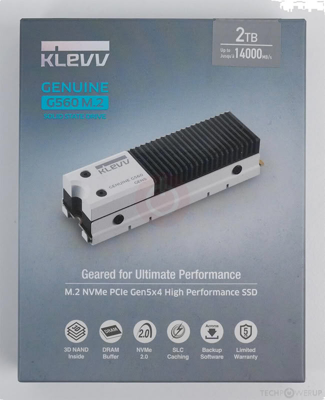 Klevv Genuine G560 2 TB Specs | TechPowerUp SSD Database