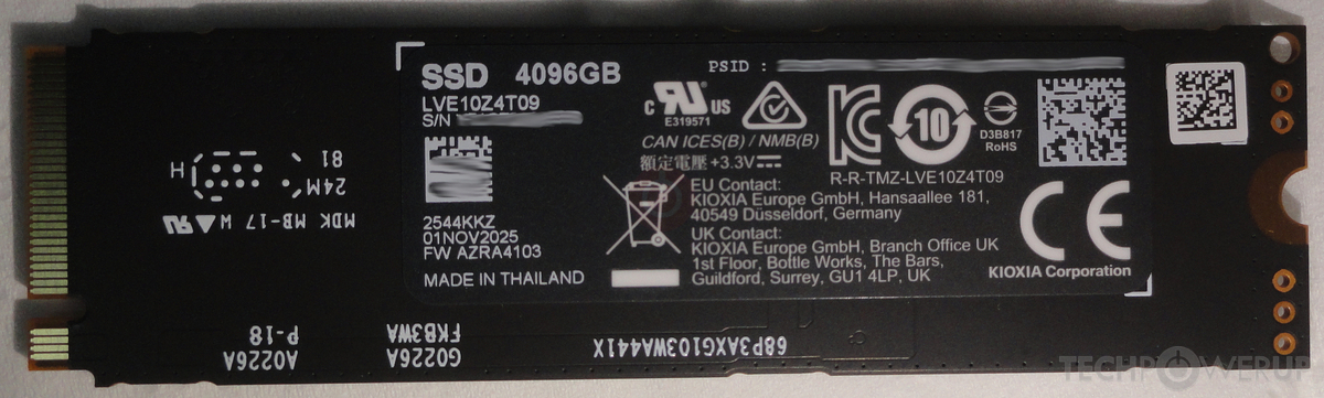 【新品・納品書】KIOXIA Exceria Pro G2 4TB (Gen5) 新品・納品書】KIOXIA Exceria Pro G2 4TB (Gen5)の通販 by Pig House