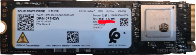 ゆー Kioxia XG10d 2 TB Specs | TechPowerUp SSD Database