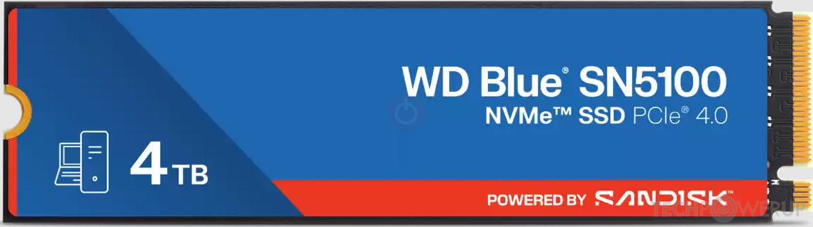 SanDisk WD Blue SN5100 4 TB Specs | TechPowerUp SSD Database
