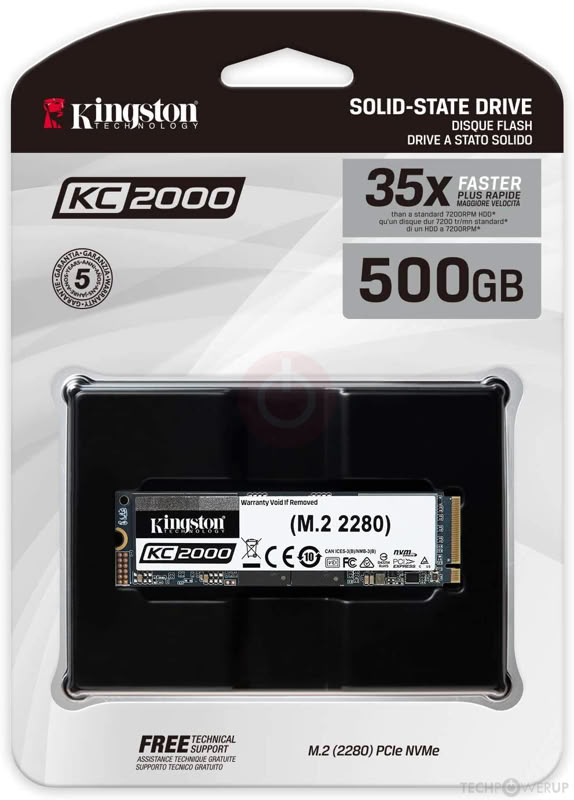 Kingston KC2000 500 GB Specs | TechPowerUp SSD Database