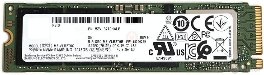 Samsung PM981a 2 TB Specs | TechPowerUp SSD Database