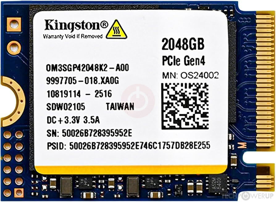Kingston OM3SGP4 2 TB Specs | TechPowerUp SSD Database