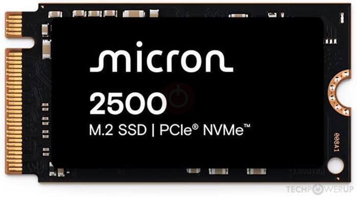 内蔵型SSD Micron 2500 M.2 SSD 512GB Micron 2500 512 GB Specs | TechPowerUp SSD Database