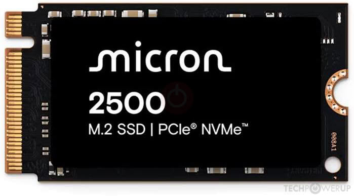内蔵型SSD 1TB NVMe SSD Micron 2300 OEM Micron 2500 1 TB Specs | TechPowerUp SSD Database