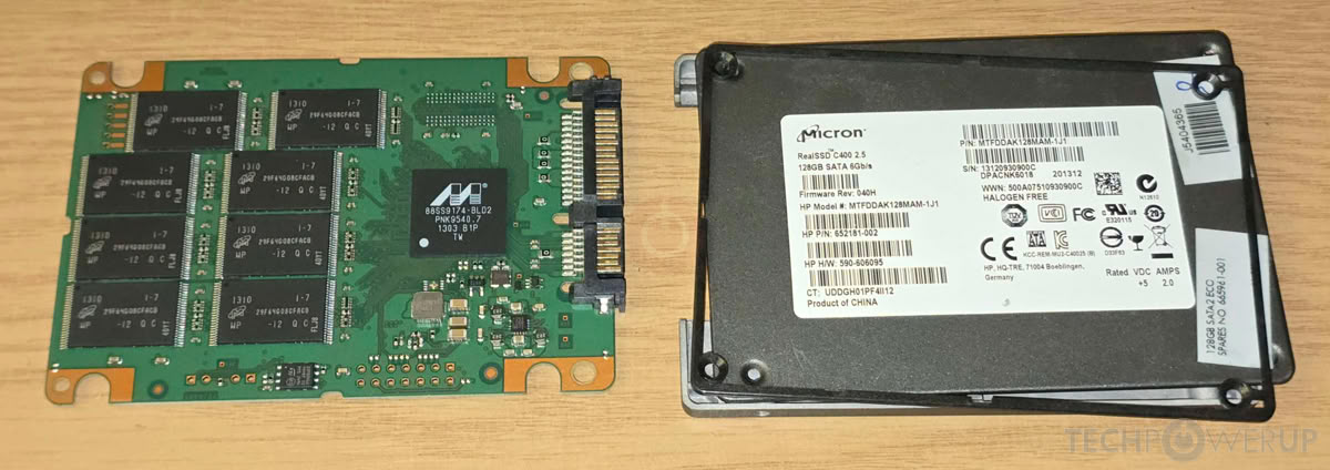 Micron RealSSD C400 128 GB Specs | TechPowerUp SSD Database
