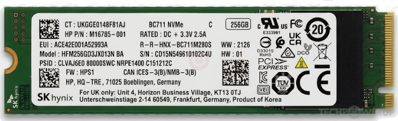 SK hynix BC711 256GB M.2 2230 SSD 2枚セット SK Hynix BC711 256 GB Specs | TechPowerUp SSD Database