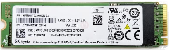 SK Hynix BC711 1 TB Specs | TechPowerUp SSD Database