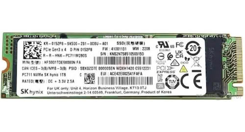 SK Hynix PC711 1 TB Specs | TechPowerUp SSD Database